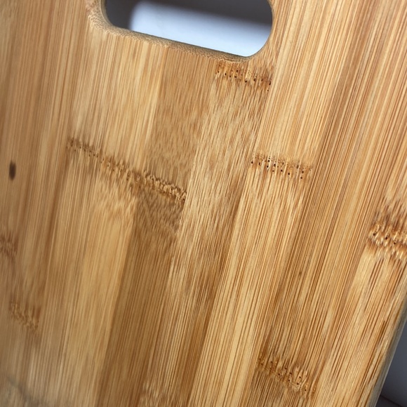 Charcuterie Cheese Cutting Board Bamboo Rectangle with Handle 10 x 8 inches - Picture 9 of 10